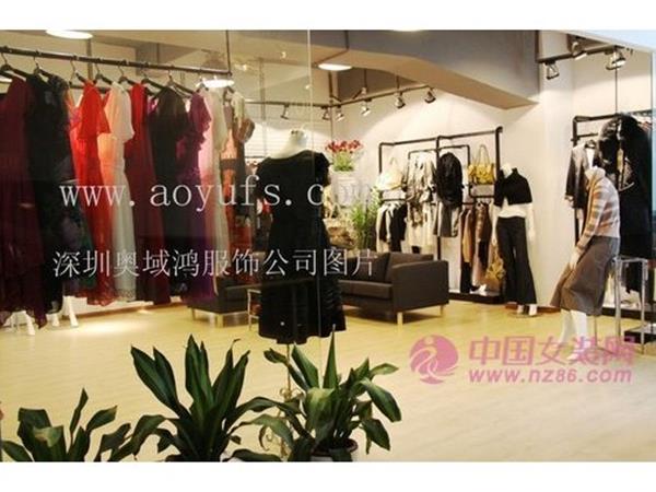 奥域鸿女装店铺展示