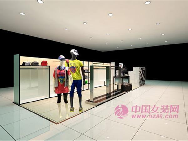 花武器女装店铺展示