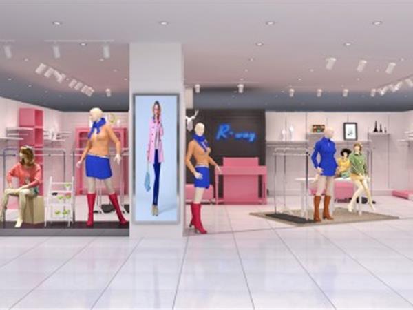 六未女裝店鋪展示
