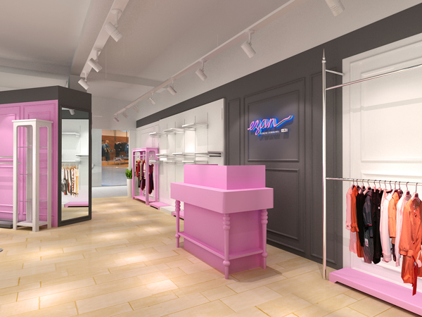 一冉女裝店鋪展示