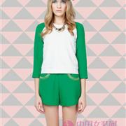 悠媤莉2016春夏新品女裝展現(xiàn)綠色搭配