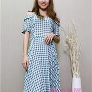 雪莱尔服饰优雅连衣裙也能穿出少女感 甜度满分