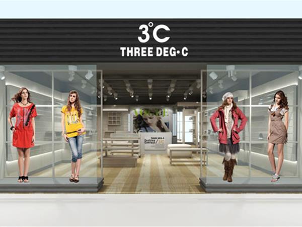 3℃女装店铺展示