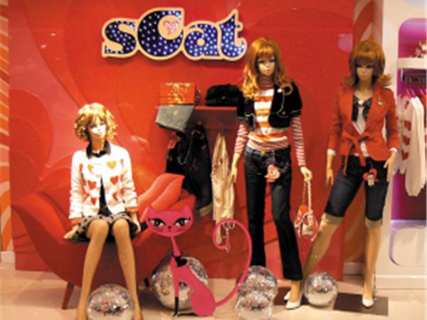 SCAT女装店铺展示