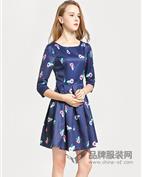 囍瑞小花裙女装产品图片