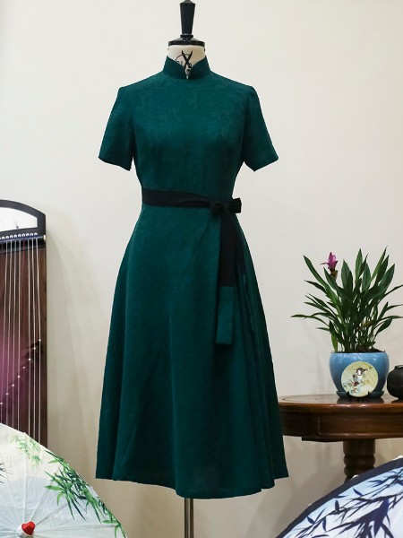 萍灵绣旗袍女装产品图片