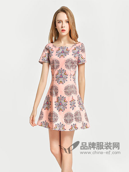 囍瑞小花裙女装产品图片