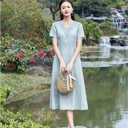 曼茜紗2025夏裝新品“海霧藍”系列